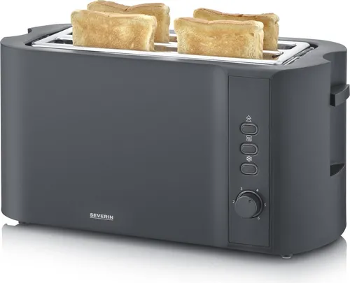 SEVERIN Toaster Langschlitz AT 2591 in schwarz von SEVERIN