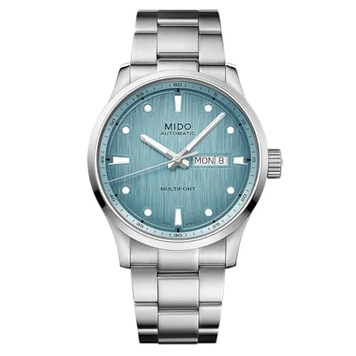 MIDO Multifort Freeze M038.430.11.041.00 Herren Automatikuhr - Armbanduhren für Herren, elegante Edelstahl-Gehäuse mit langlebigem Saphirglas für optimalen Schutz und Stil.
