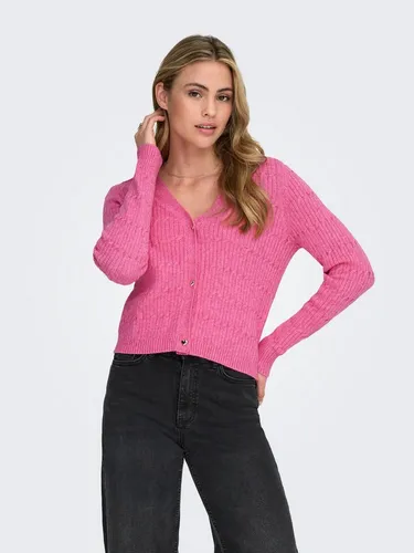 ONLY Strickjacke ONLKATIA LS CABLE V-NECK CARDIGAN CC KNT