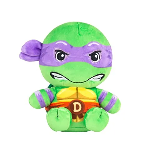 Club Mocchi Mocchi Teenage Mutant Ninja Turtles Donatello Junior TMNT Kuscheltier - Sammelbare TMNT Kuscheltieretiere - Offiziell lizenzierte Superhelden Spielzeuge - Ninja Kinderspielzeug 3+ Jahre