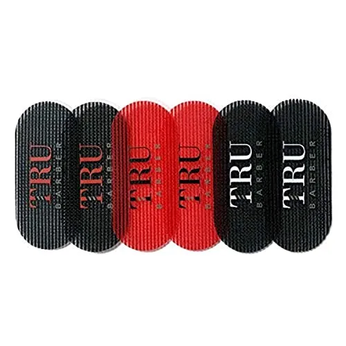 TRU BARBER Hair Grippers, 6 Stück, Haarspange für Friseure und Friseurinnen, Haarteiler, Friseurumhang, für Damen und Herren Hair grip Haarspangen haarschneide