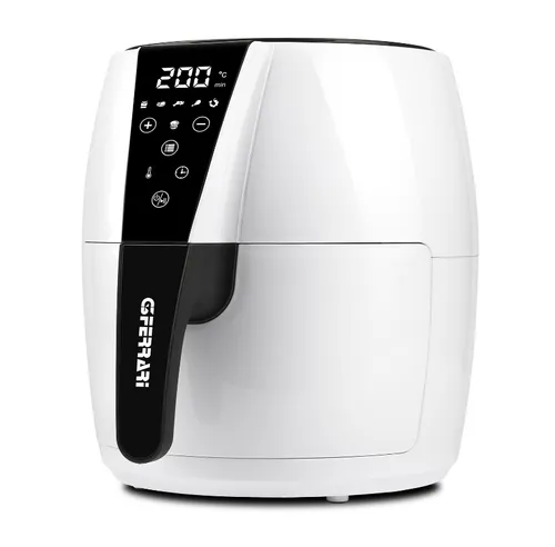 G3 Ferrari G10195 Heißluftfritteuse „Friggisano Easy“ - Heißluftfritteuse mit 1500 W und 4,8 L Fassungsvermögen – ideal für große Portionen, 6 Programme für müheloses Kochen und BPA- & PFOA-frei für sichere Zubereitung.