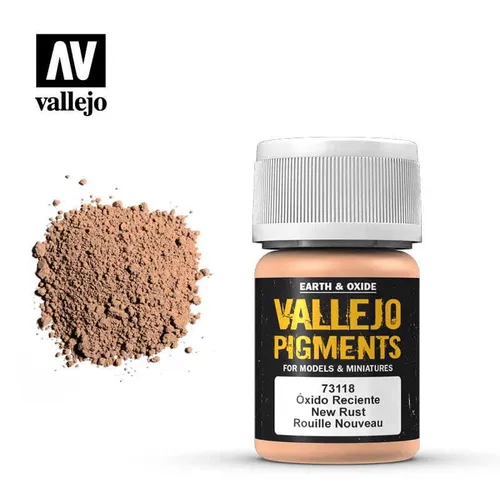 VALLEJO PIGMENT 73118 NEW RUST 30ml (Weathering Effect)
