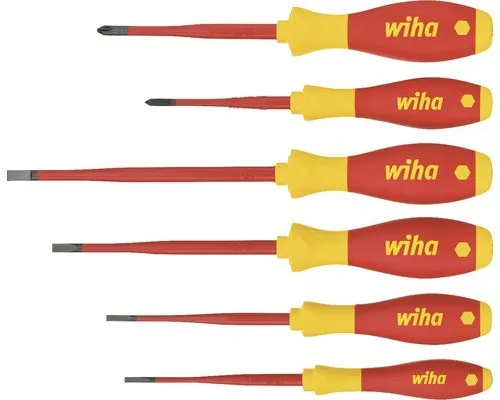 Wiha Schraubendrehersatz 6-teilig VDE Schlitz/Phillips von Wiha