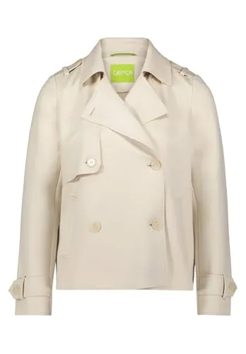 Cartoon Damen Sommermantel Sheer Bliss - Reverskragen, Größe 44 - Funktionsjacke mit lässiger Passform, ideal für den Sommer. Der langärmelige Mantel bietet Komfort und Stil für jede Gelegenheit.