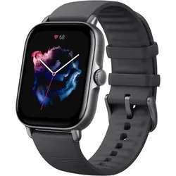 Amazfit GTS 3 Smartwatch 42mm mit Alexa, GPS, 150+ Sportmodi, SpO2, Herzfrequenz, Schlafmonitor, 5ATM wasserdicht, Zepp OS - Schwarz