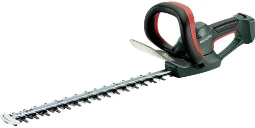 Metabo Akku-Heckenschere AHS 18-55 V - 18V, 53 cm Schnittlänge, 200% längere Standzeit durch spezielle Messergeometrie, ideal für lärmsensible Bereiche