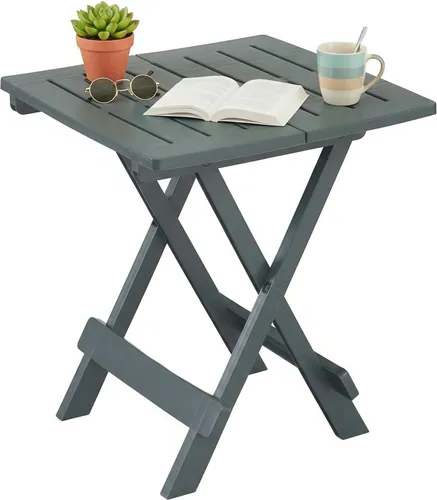 Elpino Gartentisch klappbar, 44x44x50 cm, Grün