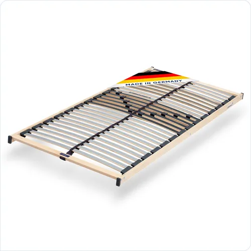 CUBEsleep Base 5-Zonen Lattenrost 80 x 190 cm - Lattenrost mit 5-Zonen-Komfort und ergonomisch optimierter Schulterzone für alle Schlaftypen. Besonders flach und sofort einsatzbereit – ideal für erholsamen Schlaf.