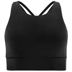 Winshape Damen Sport-BH, Schwarz, S EU - Eleganter Halt für aktive Frauen - Funktionsunterwäsche mit ultra weichem Material und ausgefallener Rücken-Applikation. Ideal für Yoga, Pilates und Fitness, bietet er zuverlässigen Halt und temperaturregulierenden Effekt.