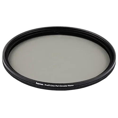 Hama Polfilter 37 mm Wide (Zirkular Polarisationsfilter, Objektivfilter, Schutzfilter mit NMC16 Beschichtung, Foto Filter, Ultra dünn, Kamera Filter mit Nano Beschichtung, inklusive Filterbox)