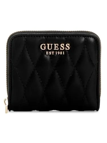 Guess Geldbörse Zip Around Wallet - Geldbörse von GUESS im gesteppten Design, mit praktischer Fächereinteilung für Karten, Scheine und Münzen – Ihr stilvoller Begleiter für den Alltag!