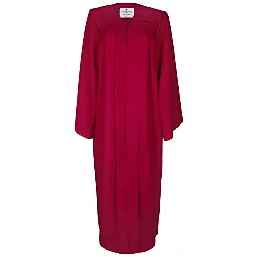 LIERYS Robe Damen Herren Talar mit Druckverschluss - Akademische Amtskleidung für Abschlussfeiern, aus weichem Stoff für hohen Tragekomfort, ideal für Professoren, Absolventen und auch als Karnevalskostüm.