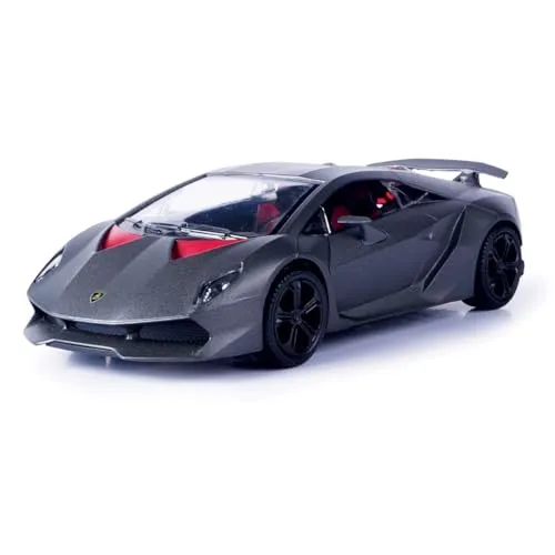 Motormax 1/24 Lamborghini Sesto Elemento Mattschwarz