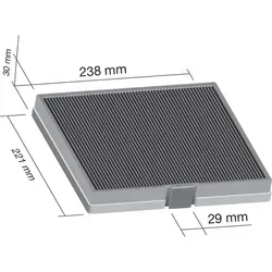Ersatzteil - Kohlefilter D241 CA240S - - ARTHUR MARTIN ELECTROLUX, ARTHUR MARTIN, INDESIT, DE DIETRICH, CANDY, SAUTER, ROSIERES, ARISTON HOTPOINT,