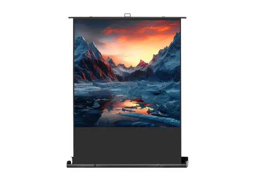Celexon Ultramobil Plus Professional 1090363 - Ausziehbare Leinwand 194 x 194cm - Beamer-Leinwände mit hoher Mobilität. Blitzschneller Aufbau, stabiles Scherengelenksystem und perfektes Bild durch hochwertiges PVC-Tuch. Ideal für Präsentationen und Heimkino!