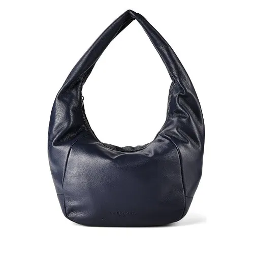 Liebeskind Farrah Schultertasche M Leder 45 cm blau - Elegante Schultertasche aus hochwertigem Leder für den täglichen Einsatz. Mit gut organisierten Fächern und flexiblem Riemen ist sie der perfekte Begleiter für stilbewusste Frauen.