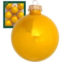 Weihnachtsbaumschmuck Gelb von Krebs Glas Lauscha