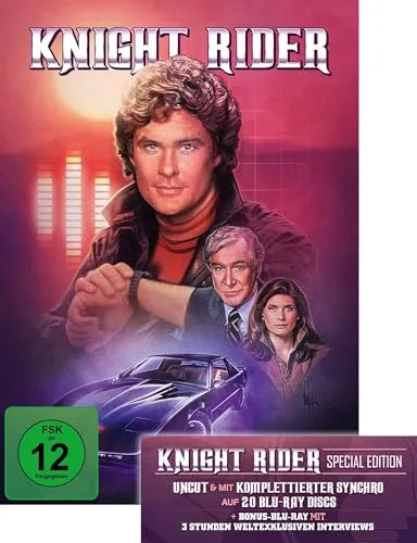 Knight Rider - Special Edition (20 Blu-rays + Bonus Blu-ray) - Filme, inklusive 20 Blu-rays und einer Bonus Blu-ray für ultimative Nostalgie und Action.