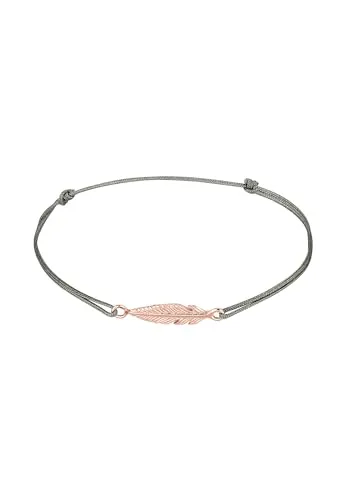 Elli Armband Feder Boho Hippie Festival in rosegold von Elli