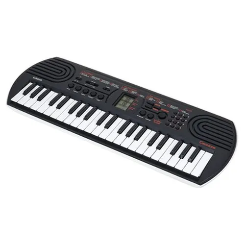 Casio SA-81 Keyboard - Leichtes 44-Tasten Keyboard mit 100 Sounds, 50 Songs und 32-stimmiger Polyphonie – ideal für Anfänger und kreative Musikprojekte!