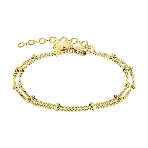 Liebeskind Berlin LJ-0586-B-20 Armkettchen Edelstahl 20 cm - Elegantes Armband aus poliertem Edelstahl in IP Gold, 20 cm, perfektes Geschenk für jede Frau, ideal für jeden Anlass.