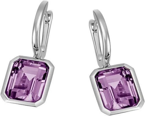 Firetti Paar Ohrhänger mit Amethyst oder Topas in lila von Firetti