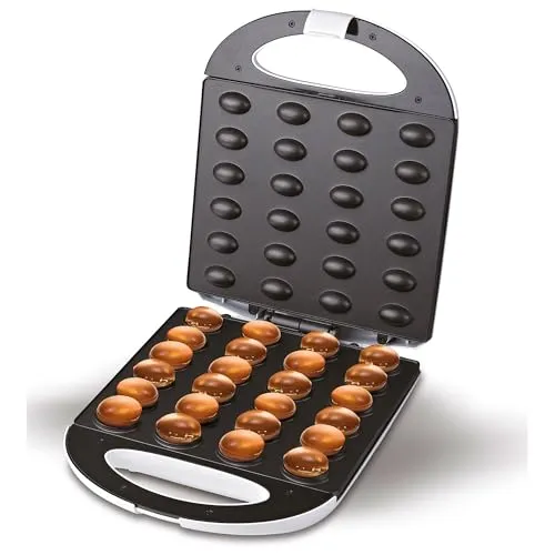 Mesko Elektrischer Nussbäcker MS 3081 - Toaster für kreative Backideen, zaubert Teigschalen in Nussform für besondere Anlässe und süße Snacks.