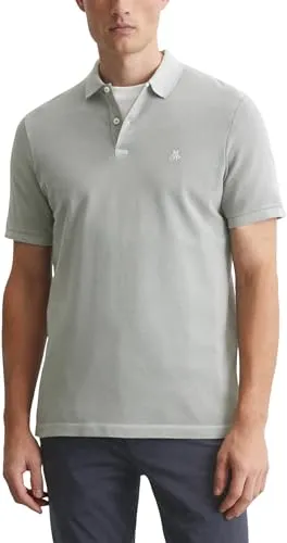 Marc O'Polo Herren B21249653190 Polohemd, 902, L EU - Poloshirts für Herren aus 100% Bio-Baumwolle, mit eleganter Piqué-Struktur und hohem Tragekomfort – perfekt für jeden Anlass!