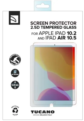 Tucano Tempered Glas Schutzfolie für iPad 9. Gen. (10.2