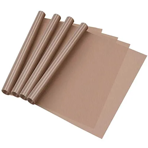 XNJIHWA 4 Stück 40 x 30cm Premium Backpapier aus Glasfaser Dauerbackfolie Wiederverwendbar Hitzebeständig Zuschneidba zum Backfolie Spülmaschinenfest