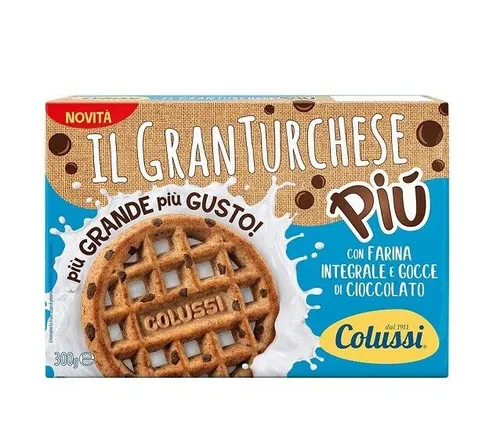 Colussi Granturchese Più Farina Integrale mit Vollkornmehl Kekse cookie 300g