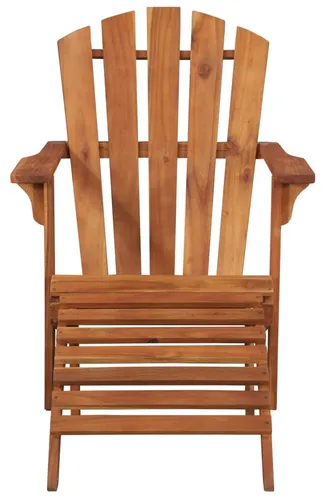 vidaXL Adirondack-Gartensessel mit Fußablage aus Akazie