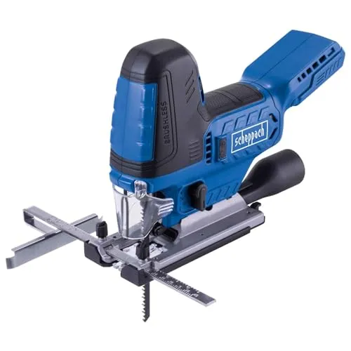 Scheppach Akku-Stichsäge BC-JS254-X 20V Brushless - Akku-Stichsäge für präzise Schnitte in Holz, Metall & Aluminium, bürstenloser Motor für hohe Effizienz. Ideal für kabelloses Arbeiten mit der 20V-IXES-Serie.