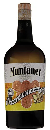 Muntaner White Vermut Blanco 18% Vol. 0,75l - Sonstige Spirituosen mit erfrischend-herbem Geschmack, perfekt für Cocktails oder als Aperitif.