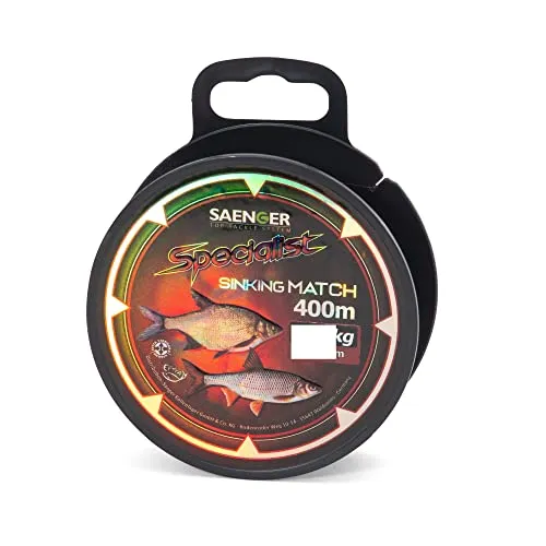 Specialist Sinking Match 0,18mm / 400m monofile Angelschnur von Sänger