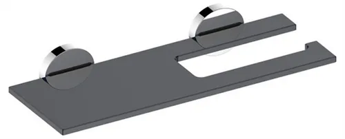 Keuco Toilettenpapierhalter mit Rauchglas-Ablage von KEUCO