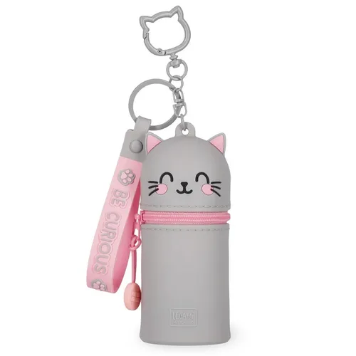 Legami Münztasche & Schlüsselanhänger Kitty Mini Kawaii - Kreative Münztasche im niedlichen Kitty-Design, ideal für Kinder. Praktisch als Schlüsselanhänger und perfekt für den täglichen Gebrauch. Ein Hingucker für jeden Anlass! Einzigartig und vielseitig einsetzbar.
