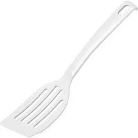 Fackelmann Pfannenwender Blanca, 26cm - Kochutensilien – Hitzebeständiger Schlitzwender aus 3H-Material, ideal für beschichtetes Kochgeschirr und spülmaschinenfest, Made in Germany.