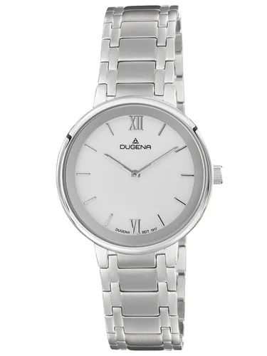 Dugena Damen Armbanduhr Cosima Elegant - Stilvolle Edelstahluhr mit Saphirglas - Armbanduhren für Damen, elegante Quarz-Armbanduhr mit Saphirglas und bis zu 30 m wasserdicht, ideal für jeden Anlass.