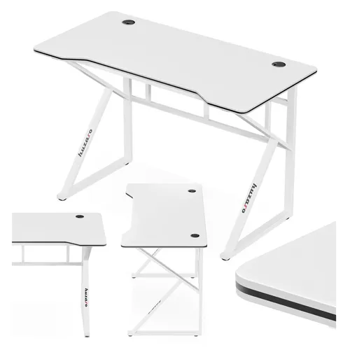 Huzaro Hero 1.6 - Multifunktionaler Gamingtisch 120x60 cm - Computertisch mit stabiler Stahlkonstruktion und zwei Kabeldurchführungen für eine aufgeräumte Gaming-Station. Ideal für Homeoffice und kleine Räume.