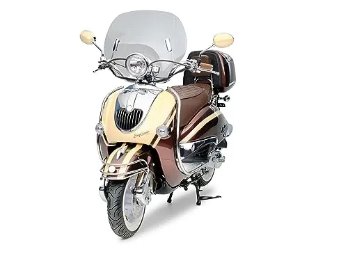 Burnout Motorroller EasyCruiser Artemis Braun Beige, 50 ccm von Burnout