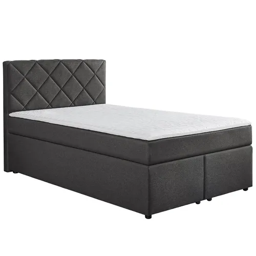 Boxspringbett anthrazit 140x200 cm mit Universalhärtegrad von Roller