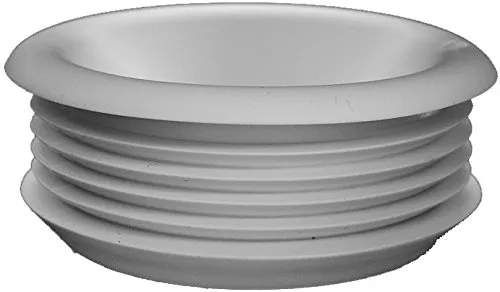 STEDO EURO-WC-VERBINDER, GUMMI, WEIß