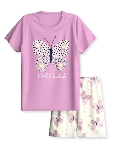 CALIDA Toddlers Kurz-Pyjama für Kinder aus Bio-Baumwolle