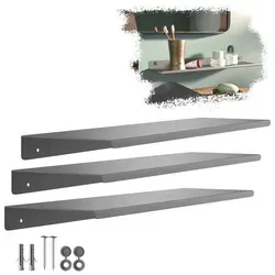 SO-TECH® HOVER Wandregal 45 cm – Schweberegal in Anthrazit in grau von SO-TECH