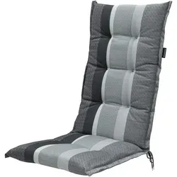 Madison C453 Hochlehner Gartenstuhl Auflagen 120x50x8cm grau Streifen