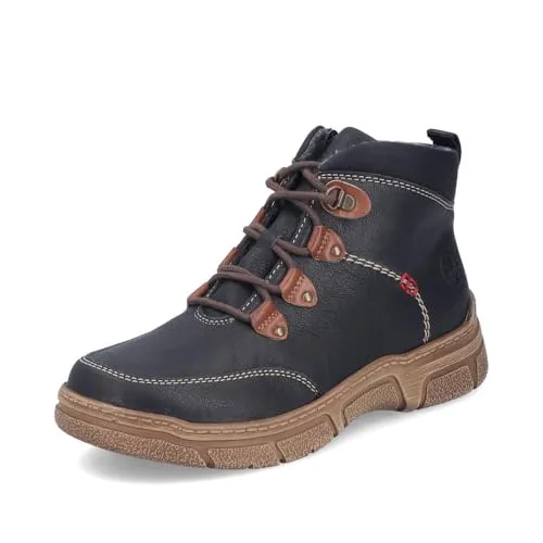 Rieker Damen Klassische Stiefeletten 72313 - Wanderschuhe mit losem Einlage und weiten Schnitt, ideal für Komfort und Unterstützung bei jedem Schritt.