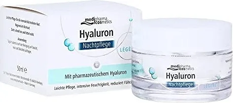 HYALURON NACHTPFLEGE legere Creme im Tiegel 50 ml
