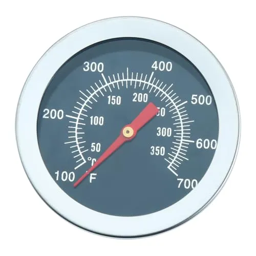 Ofenthermometer Aus Edelstahl Für Barbecue, Grill Und Smoker, Messbereich 50 Bis 350 °c, 100 Bis 700 °F (typ A 350 °c)